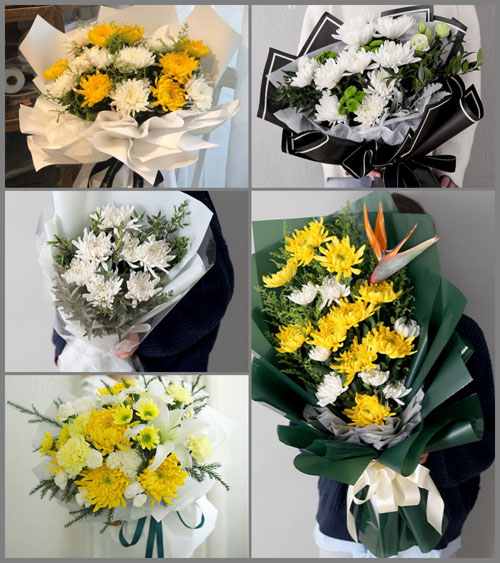 河南驻马店泌阳县花园街道白事花束代送